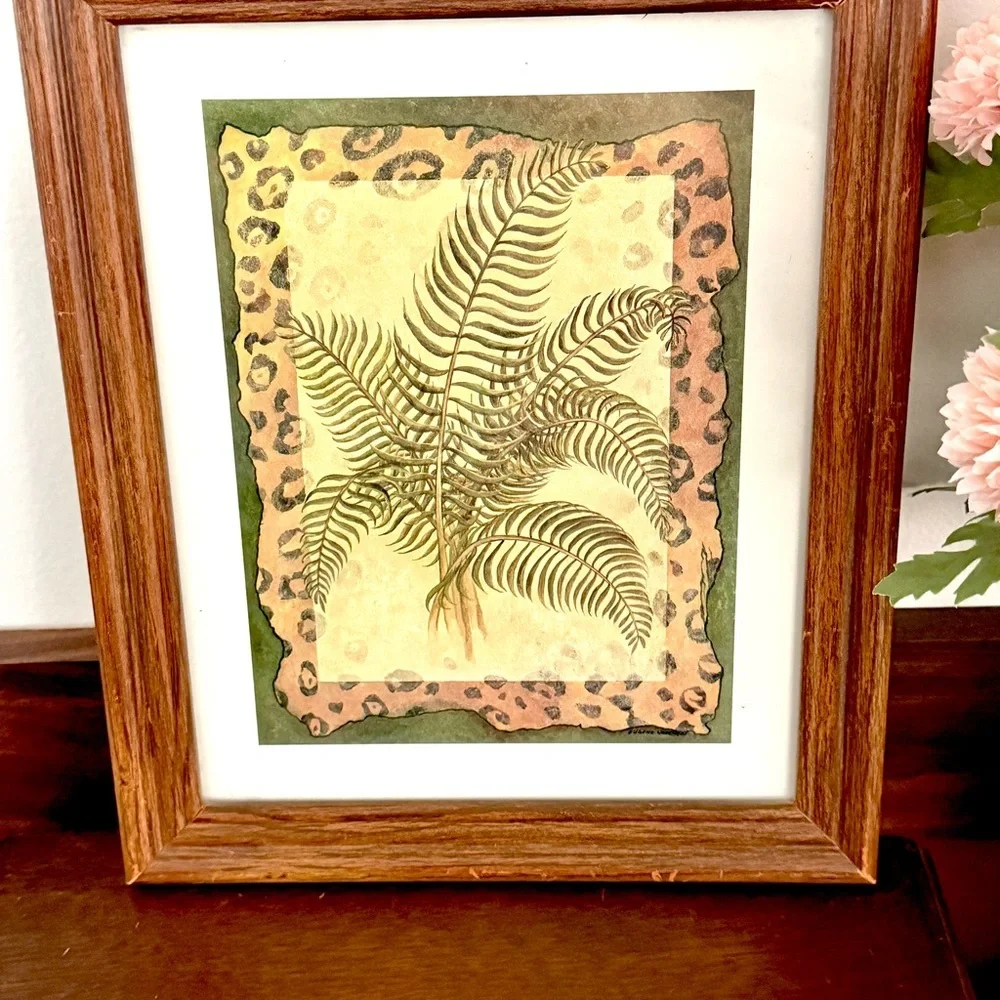 Vintage palm tree